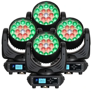 (4) Eliminator Stryker Wash 228W Moving Head Bundle (4) Eliminator Stryker Wash 228W Moving Head Bundle