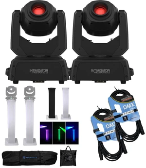 (2) Chauvet DJ Intimidator Free Spot 60 ILS, (2) Rockville Totem Stands, (2) DMX Cables Bundle (2) Chauvet DJ Intimidator Free Spot 60 ILS, (2) Rockville Totem Stands, (2) DMX Cables Bundle