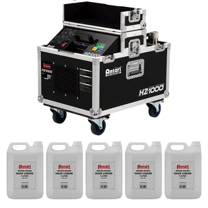 Antari HZ-1000 Tour-Grade Haze Machine, (5) Antari HZL-1W Water Based Bundle Antari HZ-1000 Tour-Grade Haze Machine, (5) Antari HZL-1W Water Based Bundle