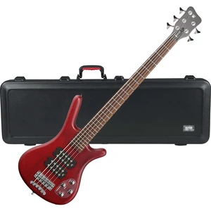Warwick Rockbass Corvette $$ 5-String Bass, Burgundy Red Transparent Satin, Gator GTSA-GTRBASS Bundle Warwick Rockbass Corvette $$ 5-String Bass, Burgundy Red Transparent Satin, Gator GTSA-GTRBASS Bundle