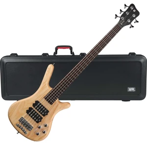 Warwick Rockbass Corvette $$ 5-String Bass, Natural Transparent Satin, Gator GTSA-GTRBASS Bundle Warwick Rockbass Corvette $$ 5-String Bass, Natural Transparent Satin, Gator GTSA-GTRBASS Bundle