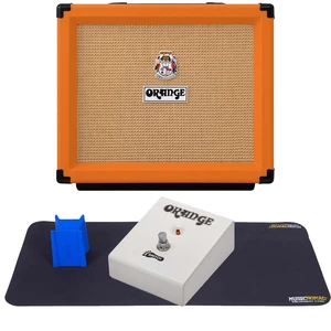 Orange Rocker 15 1×10 15W Tube Amp (Orange), Orange FS-1, MusicNomad Premium Mat Bundle Orange Rocker 15 1×10 15W Tube Amp (Orange), Orange FS-1, MusicNomad Premium Mat Bundle