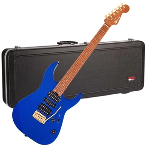 Charvel Pro-Mod DK24 HSH EG, Mystic Blue, Gator GC-ELECTRIC-A Deluxe ABS Bundle Charvel Pro-Mod DK24 HSH EG, Mystic Blue, Gator GC-ELECTRIC-A Deluxe ABS Bundle