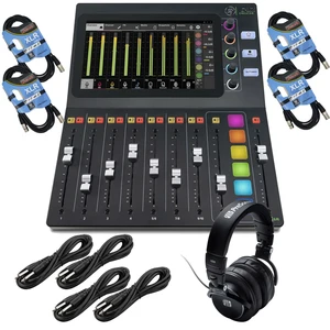 Mackie DLZ Creator 12-channel Digital Mixer, Presonus HD9, (4) XLR Cables, (4) 1/4 Cables Bundle Mackie DLZ Creator 12-channel Digital Mixer, Presonus HD9, (4) XLR Cables, (4) 1/4 Cables Bundle