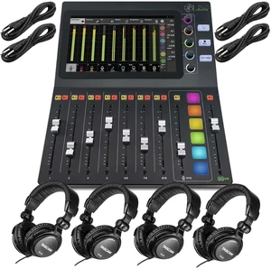 Mackie DLZ Creator 12-channel Digital Mixer, (4) Tascam TH02, (4) 1/4 Cables Bundle Mackie DLZ Creator 12-channel Digital Mixer, (4) Tascam TH02, (4) 1/4 Cables Bundle