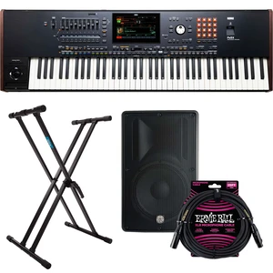 Korg Pa5X-76 76-Key Workstation, PSG COBRA 115, Keyboard Stand, ErnieBall XLR Bundle Korg Pa5X-76 76-Key Workstation, PSG COBRA 115, Keyboard Stand, ErnieBall XLR Bundle