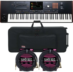 Korg Pa5X-76 76-Key Workstation, Gator GK-76 Case, (2) ErnieBall 1/4 Bundle Korg Pa5X-76 76-Key Workstation, Gator GK-76 Case, (2) ErnieBall 1/4 Bundle