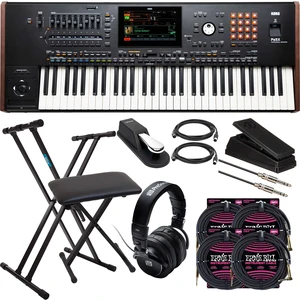 Korg Pa5X-61 61-Key Workstation, Presonus HD09, Keyboard Stand and Bench, Sustain Pedal, Moog EP-3, (2) Midi Cables, (4) ErnieBall 1/4 Cables Bundle Korg Pa5X-61 61-Key Workstation, Presonus HD09, Keyboard Stand and Bench, Sustain Pedal, Moog EP-3, (2) Midi Cables, (4) ErnieBall 1/4 Cables Bundle