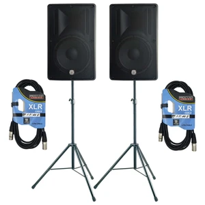 (2) PSG Audio Cobra 12" 1600 Watt, Stands, (2) XLR Cable Bundle (2) PSG Audio Cobra 12" 1600 Watt, Stands, (2) XLR Cable Bundle