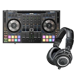 Reloop Mixon 8 Pro 4-channel DJ Controller, Audio Technica ATH-M50X Bundle Reloop Mixon 8 Pro 4-channel DJ Controller, Audio Technica ATH-M50X Bundle