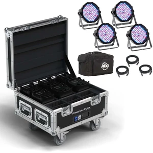 Chauvet DJ Freedom Flex H9 IP X6 Wash Lights with Rolling Case, ADJ Mega Flat Pak Plus Bundle Chauvet DJ Freedom Flex H9 IP X6 Wash Lights with Rolling Case, ADJ Mega Flat Pak Plus Bundle