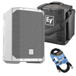 Electro-Voice Everse 8 Battery Speaker (White), Electro-Voice Padded Tote, XLR Cable Bundle Electro-Voice Everse 8 Battery Speaker (White), Electro-Voice Padded Tote, XLR Cable Bundle
