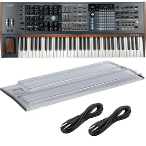 Arturia PolyBrute 6-Voice Analog Synthesizer, Decksaver, (2) 1/4 Cables Bundle Arturia PolyBrute 6-Voice Analog Synthesizer, Decksaver, (2) 1/4 Cables Bundle