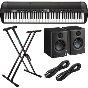 Korg SV-2 88-Key Vintage Piano, Presonus Eris3.5, Keyboard Stand, (2) 1/4 Cables Bundle Korg SV-2 88-Key Vintage Piano, Presonus Eris3.5, Keyboard Stand, (2) 1/4 Cables Bundle