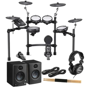 NUX DM-7X Professional Digital Drum, Presonus Eris3.5, Drum Sticks, (2) 1/4 Cables, Tascam TH02 Bundle NUX DM-7X Professional Digital Drum, Presonus Eris3.5, Drum Sticks, (2) 1/4 Cables, Tascam TH02 Bundle
