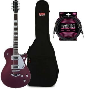 Gretsch G5220 Electromatic Jet, Cherry Metallic, Gator Economy Bag, ErnieBall Cable Bundle Gretsch G5220 Electromatic Jet, Cherry Metallic, Gator Economy Bag, ErnieBall Cable Bundle