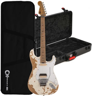 Charvel Henrik Danhage LE Signature Pro-Mod So-Cal Style 1, White Relic, Gator GTSA-GTRELEC ATA Bundle Charvel Henrik Danhage LE Signature Pro-Mod So-Cal Style 1, White Relic, Gator GTSA-GTRELEC ATA Bundle