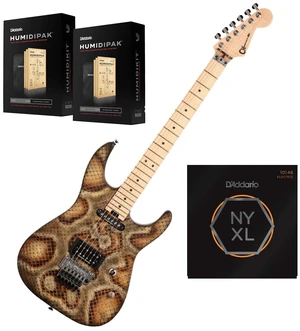 Charvel Pro-Mod Warren DeMartini Signature, Snake, (2) D'Addario NYXL1046, D'Addario Humidipak Bundle Charvel Pro-Mod Warren DeMartini Signature, Snake, (2) D'Addario NYXL1046, D'Addario Humidipak Bundle