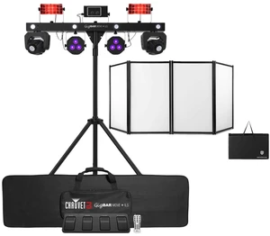 CHAUVET GigBAR Move + ILS, PRORECK DJ Foldable Facade Bundle CHAUVET GigBAR Move + ILS, PRORECK DJ Foldable Facade Bundle