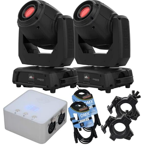 (2) Chauvet DJ Intimidator Spot 360X, ADJ MYDMX 3.0, (2) DMX Cables, (2) Clamps Bundle (2) Chauvet DJ Intimidator Spot 360X, ADJ MYDMX 3.0, (2) DMX Cables, (2) Clamps Bundle
