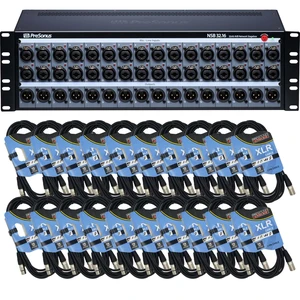 PreSonus NSB 32.16 AVB-Networked 32×16, (20) XLR to XLR Cables Bundle PreSonus NSB 32.16 AVB-Networked 32×16, (20) XLR to XLR Cables Bundle
