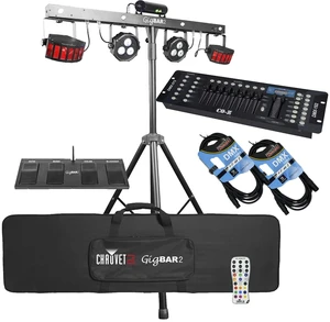 Chauvet DJ GigBAR 2 All-In-One Lighting System, DMX Controller CO-Z 192, (2) DMX Cables Bundle Chauvet DJ GigBAR 2 All-In-One Lighting System, DMX Controller CO-Z 192, (2) DMX Cables Bundle