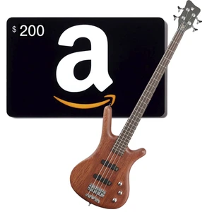 Warwick Pro Series Corvette Standard 4 String, NTS, Amazon Gift Card $200 Bundle Warwick Pro Series Corvette Standard 4 String, NTS, Amazon Gift Card $200 Bundle