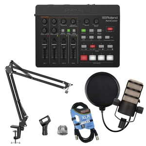 Roland VRC-01 AeroCaster - Rode PodMic, XLR Cable, POP Filter, Boom Arm Bundle Roland VRC-01 AeroCaster - Rode PodMic, XLR Cable, POP Filter, Boom Arm Bundle