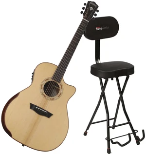 Washburn Comfort G25SCE Acoustic EG, Natural, GFW-GTR-SEAT Bundle Washburn Comfort G25SCE Acoustic EG, Natural, GFW-GTR-SEAT Bundle