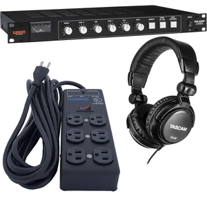 Warm Audio BUS-COMP 2-Channel VCA Bus Compressor, Furman SS-6B, Tascam TH02 Bundle Warm Audio BUS-COMP 2-Channel VCA Bus Compressor, Furman SS-6B, Tascam TH02 Bundle