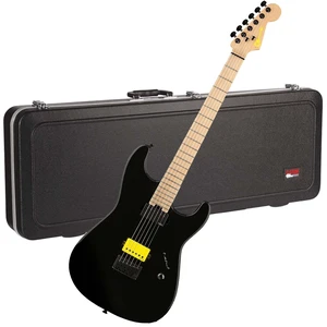 Charvel San Dimas Style 1 SL Sig Electric Guitar-Black, Gator GC-ELECTRIC-A Deluxe Case Bundle Charvel San Dimas Style 1 SL Sig Electric Guitar-Black, Gator GC-ELECTRIC-A Deluxe Case Bundle