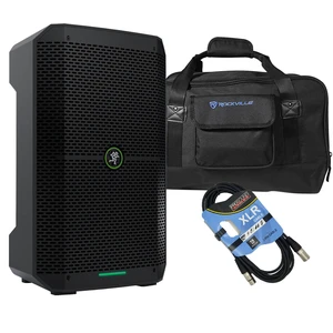 Mackie Thump Go 8 Battery-Powered Loudspeaker, Rockville TB8, XLR Cable Bundle Mackie Thump Go 8 Battery-Powered Loudspeaker, Rockville TB8, XLR Cable Bundle