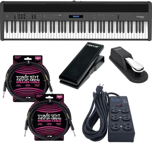 Roland FP-60X Portable Digital Piano (Black), Sustain Pedal, Nektar NX-P, (2) ErnieBall Cables, Furman SS6B Bundle Roland FP-60X Portable Digital Piano (Black), Sustain Pedal, Nektar NX-P, (2) ErnieBall Cables, Furman SS6B Bundle
