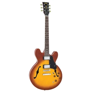 Vintage VSA500HB ReIssued Semi Acoustic Guitar - Honeyburst Vintage VSA500HB ReIssued Semi Acoustic Guitar - Honeyburst