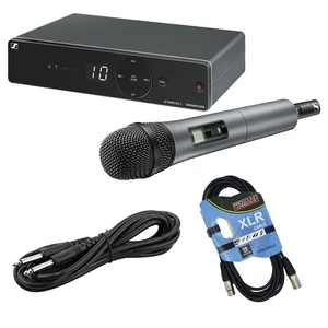 Sennheiser XSW 1-835 Wireless Handheld Mic, XLR Cable, 1/4 Cable Bundle Sennheiser XSW 1-835 Wireless Handheld Mic, XLR Cable, 1/4 Cable Bundle