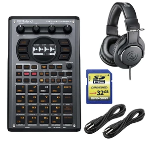 Roland SP-404MKII Linear Wave Sampler, AT ATH-M20X, (2) 1/4 Cables, SD Card 32GB Bundle Roland SP-404MKII Linear Wave Sampler, AT ATH-M20X, (2) 1/4 Cables, SD Card 32GB Bundle