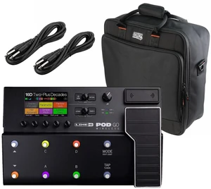 Line 6 POD Go Wireless Multi-Effects, Gator G-MIX-B 1515 Bag, (2) 1/4 Cables Bundle Line 6 POD Go Wireless Multi-Effects, Gator G-MIX-B 1515 Bag, (2) 1/4 Cables Bundle