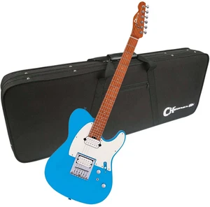 Charvel Pro-Mod So-Cal Style 2 24 HT HH Robins Egg Blue, Charvel Multi-Fit Hardshell Gig Bag Bundle Charvel Pro-Mod So-Cal Style 2 24 HT HH Robins Egg Blue, Charvel Multi-Fit Hardshell Gig Bag Bundle