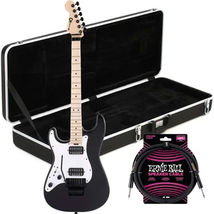 Charvel Pro-Mod So-Cal Style 1 HH LH Electric Guitar Gloss Black, Gator GC-ELECTRIC-A Case, ErnieBall Cable Bundle Charvel Pro-Mod So-Cal Style 1 HH LH Electric Guitar Gloss Black, Gator GC-ELECTRIC-A Case, ErnieBall Cable Bundle