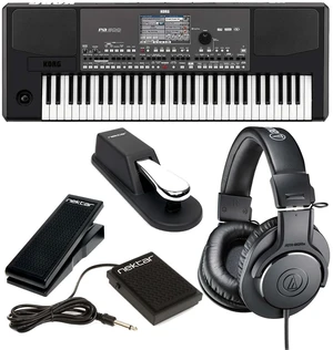 Korg Pa600 Professional 61-Key Keyboard with Speakers, Nektar NP-1, Nektar NP-X, Sustain Pedal, AT ATH-M20X Bundle Korg Pa600 Professional 61-Key Keyboard with Speakers, Nektar NP-1, Nektar NP-X, Sustain Pedal, AT ATH-M20X Bundle