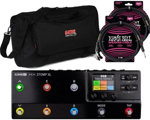 Line 6 HX Stomp XL Guitar Effects Processor, Gator GK2110 Bag, (2) ErnieBall Cable Bundle Line 6 HX Stomp XL Guitar Effects Processor, Gator GK2110 Bag, (2) ErnieBall Cable Bundle