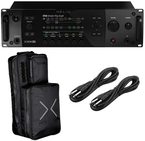 Line 6 Helix Rack Guitar Multi-effects, Helix Backpack, (2) 1/4 Cables Bundle Line 6 Helix Rack Guitar Multi-effects, Helix Backpack, (2) 1/4 Cables Bundle