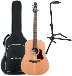 Seagull Guitars S6 Cedar Original, Acoustic Guitar Natural, Gator GFW-GTR-1000 Stand, Donner 41 Inch Bag Bundle Seagull Guitars S6 Cedar Original, Acoustic Guitar Natural, Gator GFW-GTR-1000 Stand, Donner 41 Inch Bag Bundle