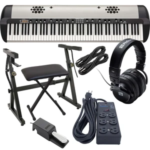Korg SV2-SP 88-key Piano with Speaker (DS-2H Pedal Included), Plixio Piano Stand, Bench, Presonus HD9, Furman SS-6B, (2) 1/4 Cables Bundle Korg SV2-SP 88-key Piano with Speaker (DS-2H Pedal Included), Plixio Piano Stand, Bench, Presonus HD9, Furman SS-6B, (2) 1/4 Cables Bundle