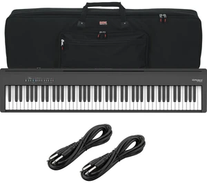 Roland FP-30X Digital Piano with Speakers (Black), Gator Bag GKB-88, (2) 1/4 Cables Bundle Roland FP-30X Digital Piano with Speakers (Black), Gator Bag GKB-88, (2) 1/4 Cables Bundle