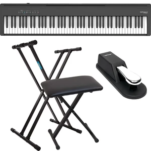 Roland FP-30X Digital Piano with Speakers (Black), Keyboard Stand, Bench, Sustain Pedal Bundle Roland FP-30X Digital Piano with Speakers (Black), Keyboard Stand, Bench, Sustain Pedal Bundle