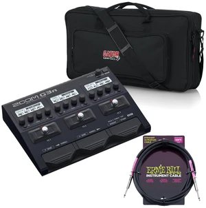 Zoom G3n Multi-Effects Processor, Gator GK2110 Bag, Ernie Ball Guitar Cable Bundle Zoom G3n Multi-Effects Processor, Gator GK2110 Bag, Ernie Ball Guitar Cable Bundle