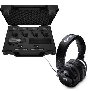 Sennheiser Drum Kit e600 Drum Microphone Package, Presonus HD9 Professional Headphones Bundle Sennheiser Drum Kit e600 Drum Microphone Package, Presonus HD9 Professional Headphones Bundle