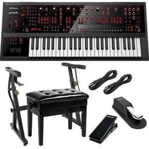 Roland JD-XA Analog/Digital Synthesizer, Plixio Keyboard Stand, Bonnlo Padded Wooden Piano Bench, Nektar NX-P, Sustain Pedal, (2) 1/4 Cables Bundle Roland JD-XA Analog/Digital Synthesizer, Plixio Keyboard Stand, Bonnlo Padded Wooden Piano Bench, Nektar NX-P, Sustain Pedal, (2) 1/4 Cables Bundle