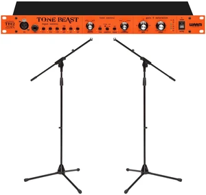 Warm Audio TB12 Tone Beast Microphone Preamplifier, (2) Mic Stand Bundle Warm Audio TB12 Tone Beast Microphone Preamplifier, (2) Mic Stand Bundle